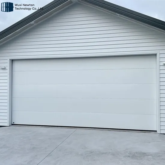 Portes de garage résidentielles à panneau en aluminium isolé et étanche, avec télécommande, haute sécurité