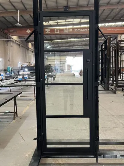 Porte-fenêtre en acier et verre Lowe de qualité supérieure à prix abordable à prix d'usine