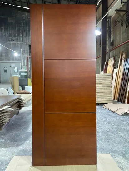 Porte d'entrée extérieure pivotante moderne de taille personnalisée pour les conceptions de maison