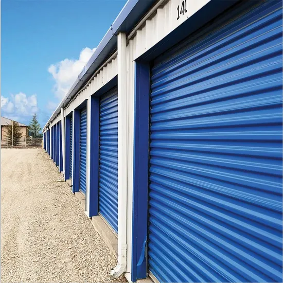 Portes enroulables en acier galvanisé pour conteneurs à levage manuel, robustes et fiables, personnalisées en usine, de haute qualité et à bon prix