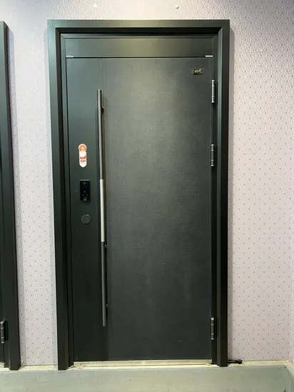 Porte de sécurité étanche et chic pour une entrée moderne