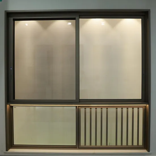 Fenêtre coulissante en aluminium à rupture de pont thermique de conception moderne pour maison villa
