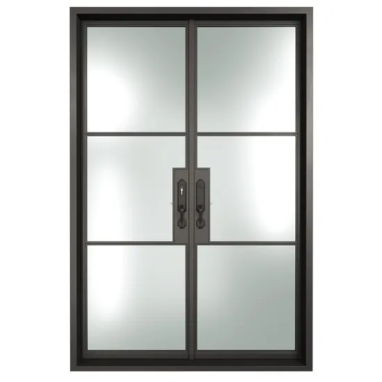 Portes intérieures françaises Portes en fer pour maisons modernes